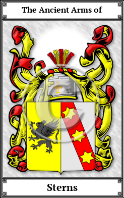 Sterns Family Crest Download (JPG) Book Plated - 600 DPI