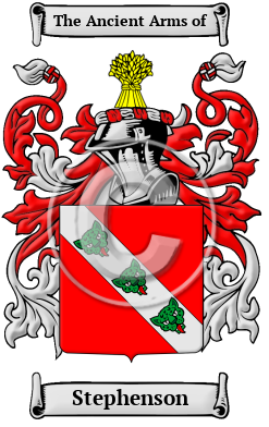 Stephenson Family Crest/Coat of Arms