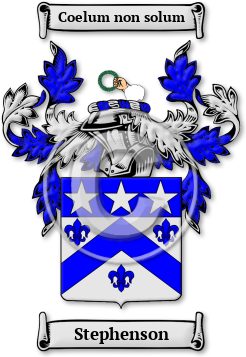 Stephenson Family Crest Download (jpg) Legacy Series - 150 DPI