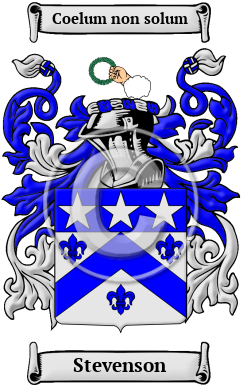 Stevenson Family Crest/Coat of Arms