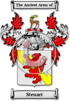 Steuart Family Crest Download (jpg) Legacy Series - 150 DPI