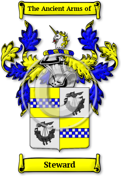 Steward Family Crest Download (JPG) Legacy Series - 600 DPI