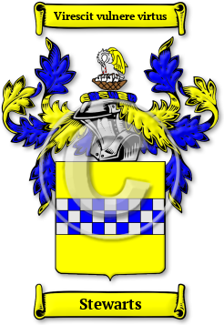 Stewarts Family Crest Download (jpg) Legacy Series - 150 DPI