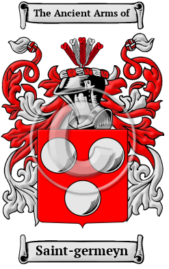 Saint-germeyn Family Crest/Coat of Arms