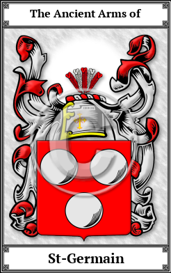St-Germain Family Crest Download (JPG)  Book Plated - 150 DPI