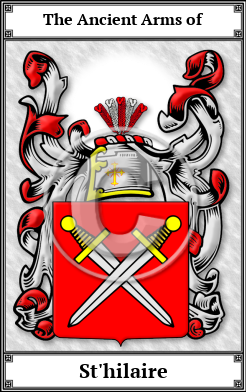 St'hilaire Family Crest Download (JPG)  Book Plated - 150 DPI