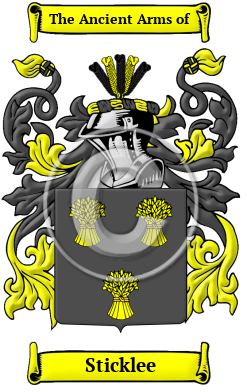 Sticklee Family Crest/Coat of Arms
