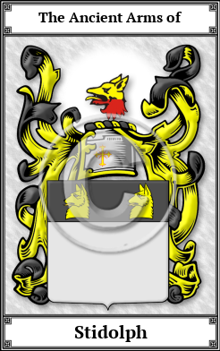 Stidolph Family Crest Download (JPG)  Book Plated - 150 DPI