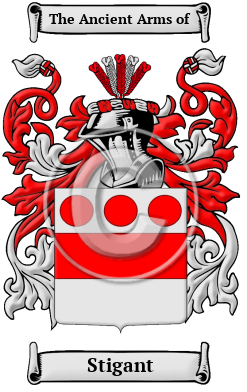 Stigant Family Crest/Coat of Arms
