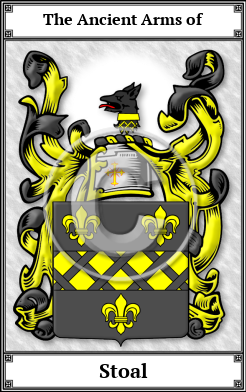 Stoal Family Crest Download (JPG)  Book Plated - 150 DPI