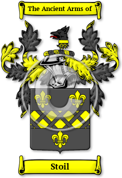 Stoil Family Crest Download (jpg) Legacy Series - 150 DPI