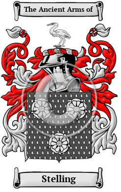 Stelling Family Crest/Coat of Arms
