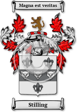 Stilling Family Crest Download (jpg) Legacy Series - 150 DPI