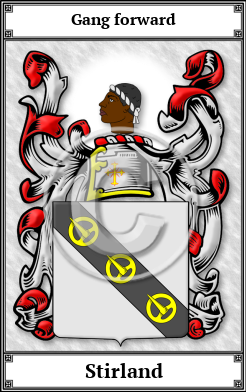 Stirland Family Crest Download (JPG) Book Plated - 600 DPI