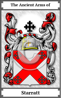 Starratt Family Crest Download (JPG)  Book Plated - 150 DPI