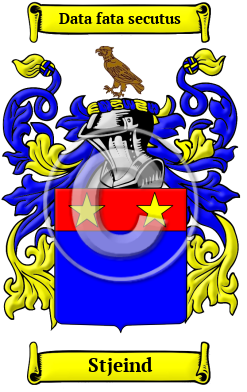 Stjeind Family Crest/Coat of Arms