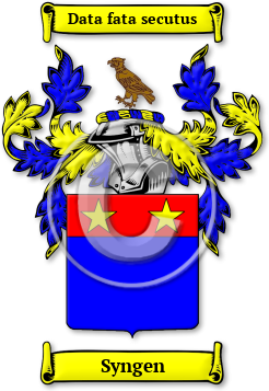 Syngen Family Crest Download (JPG) Legacy Series - 600 DPI