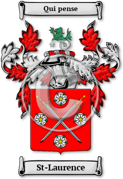 St-Laurence Family Crest Download (JPG) Legacy Series - 600 DPI