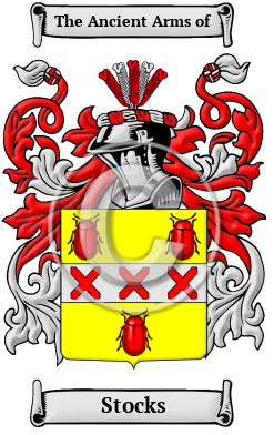 Stocks Family Crest/Coat of Arms