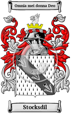 Stocksdil Family Crest/Coat of Arms