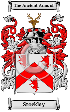 Stocklay Family Crest/Coat of Arms