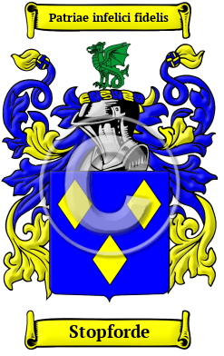 Stopforde Family Crest/Coat of Arms