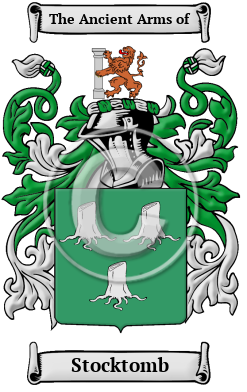 Stocktomb Family Crest/Coat of Arms