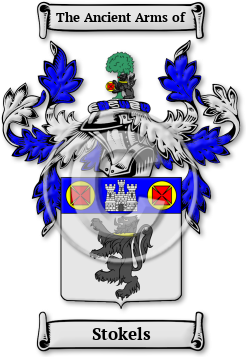 Stokels Family Crest Download (jpg) Legacy Series - 150 DPI