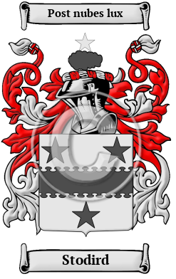 Stodird Family Crest/Coat of Arms