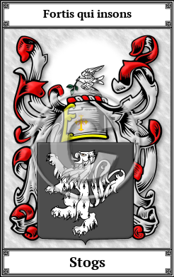 Stogs Family Crest Download (JPG)  Book Plated - 150 DPI