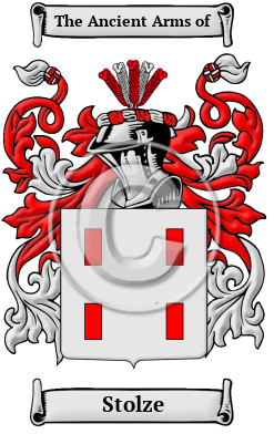 Stolze Family Crest/Coat of Arms