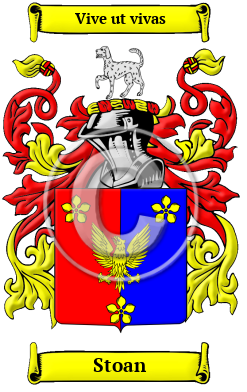 Stoan Family Crest/Coat of Arms