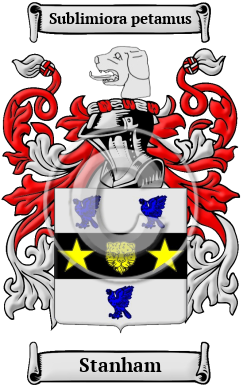 Stanham Family Crest/Coat of Arms
