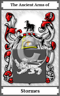 Stormes Family Crest Download (JPG)  Book Plated - 150 DPI
