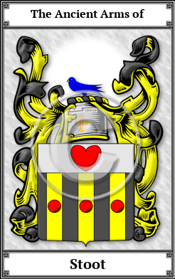 Stoot Family Crest Download (JPG) Book Plated - 600 DPI