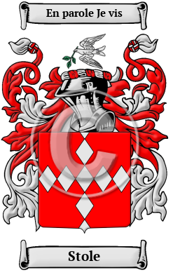 Stole Name Meaning, Family History, Family Crest & Coats of Arms