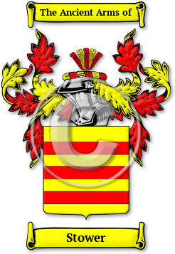 Stower Family Crest Download (jpg) Legacy Series - 150 DPI