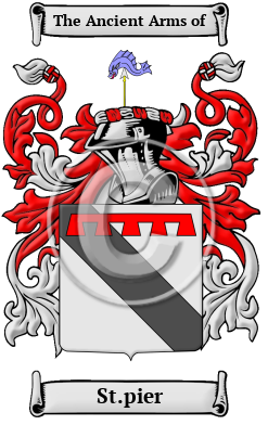 St.pier Family Crest/Coat of Arms