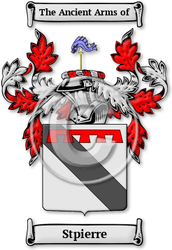 Stpierre Family Crest Download (JPG) Legacy Series - 600 DPI