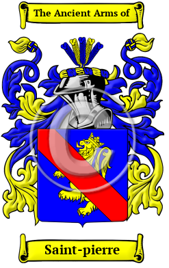 Saint-pierre Family Crest Download (JPG) Heritage Series - 600 DPI