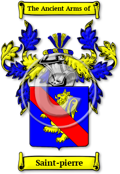 Saint-pierre Family Crest Download (JPG) Legacy Series - 600 DPI