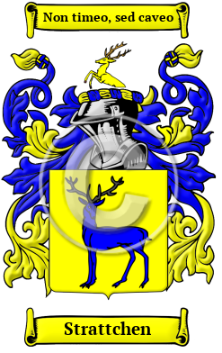 Strattchen Family Crest/Coat of Arms