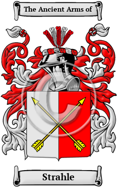 Strahle Family Crest/Coat of Arms