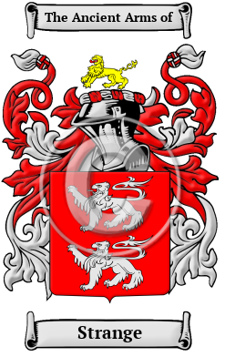 Strange Family Crest/Coat of Arms