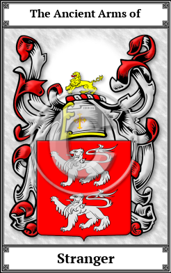 Stranger Family Crest Download (JPG)  Book Plated - 150 DPI