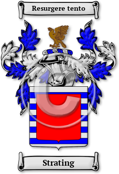 Strating Family Crest Download (jpg) Legacy Series - 150 DPI