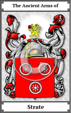 Strate Family Crest Download (JPG)  Book Plated - 150 DPI