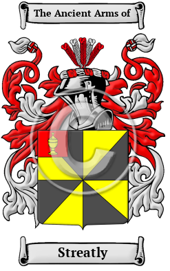 Streatly Family Crest/Coat of Arms