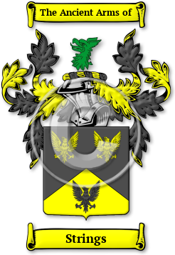 Strings Family Crest Download (jpg) Legacy Series - 150 DPI