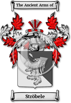 Ströbele Family Crest Download (JPG) Legacy Series - 300 DPI